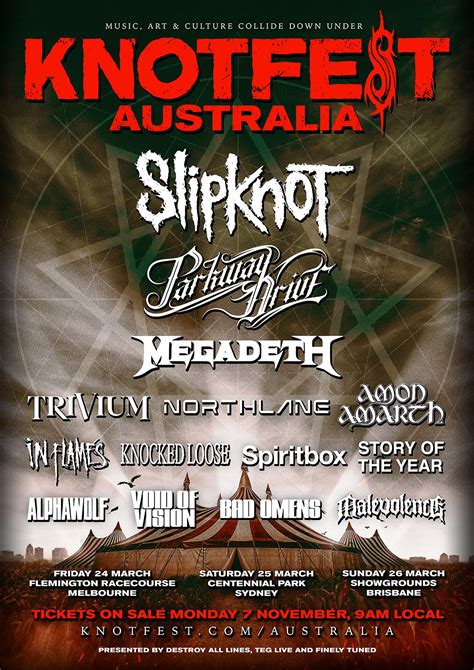 slipknot tour australia 2024